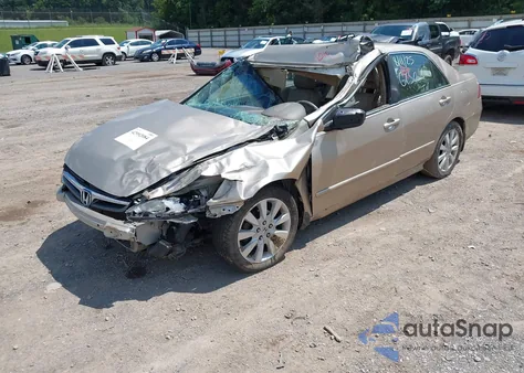 2007 Honda Accord 3.0 Ex из США, поврежденный, VIN 1HGCM66557A08502